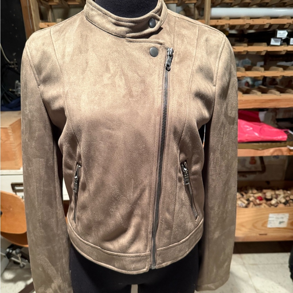 Faux Suede Jacket